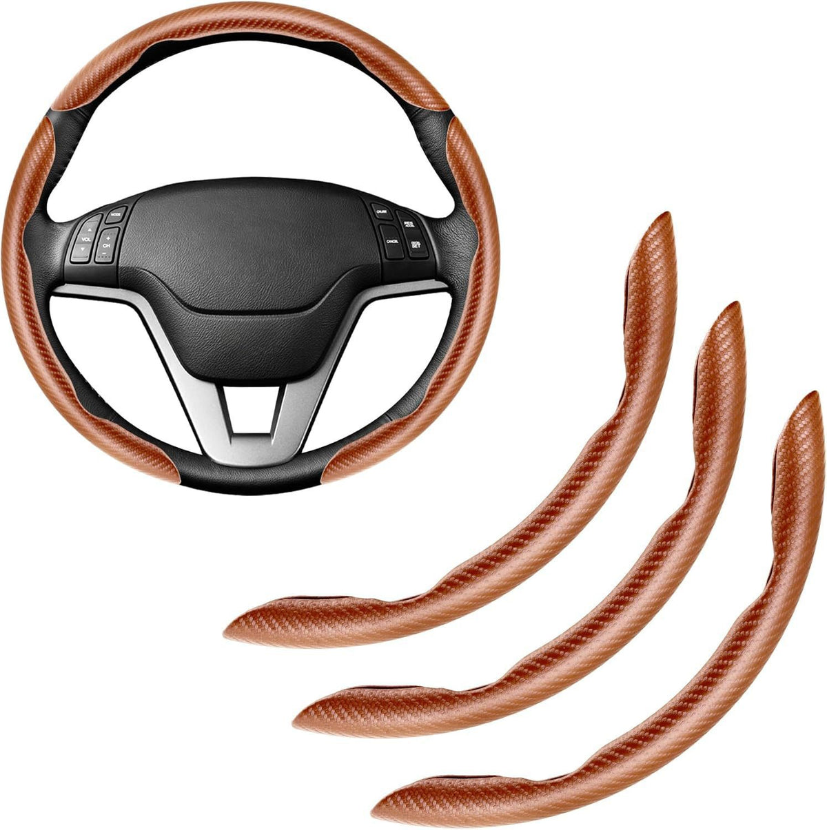 carbon fiber steering wheel cover