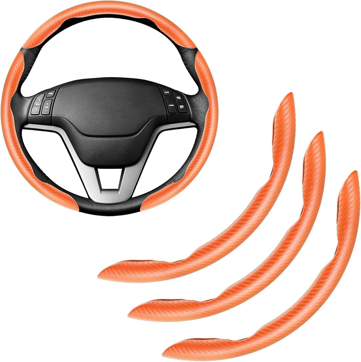 carbon fiber steering wheel cover