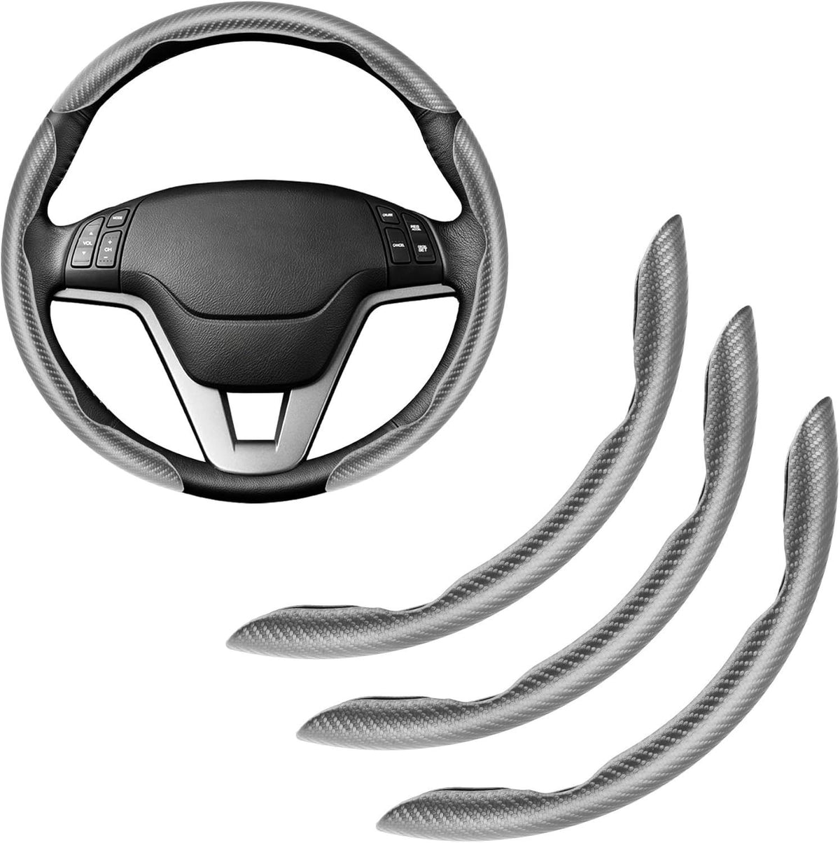 carbon fiber steering wheel cover