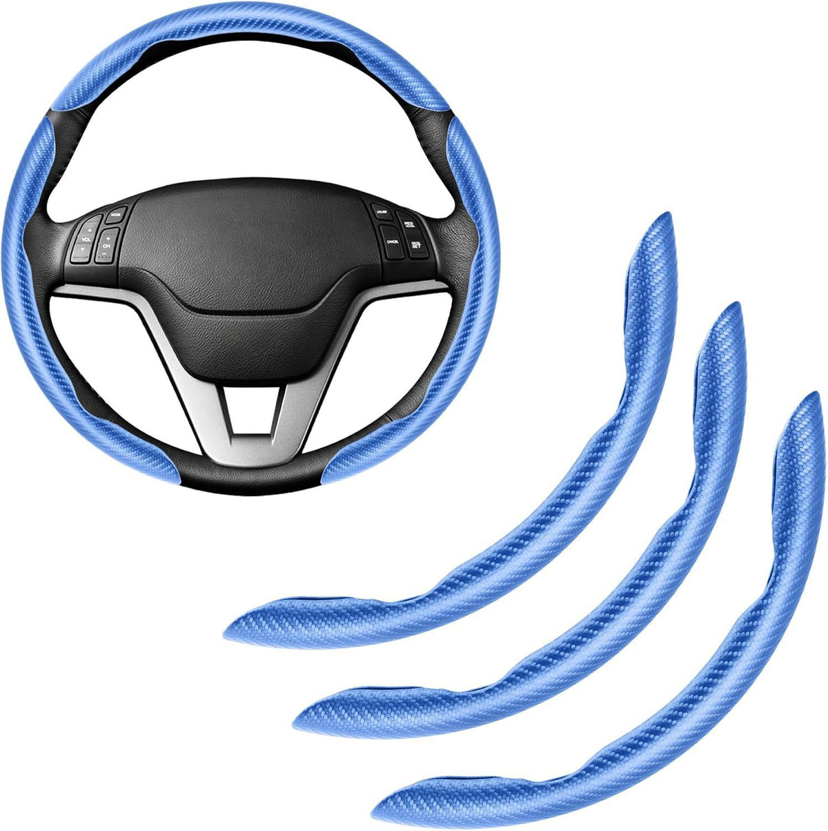 carbon fiber steering wheel cover