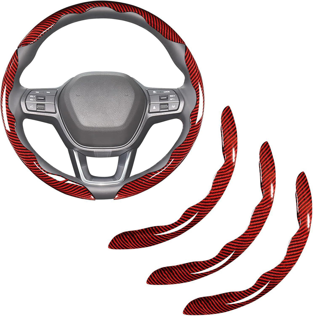 Carbon Fiber Non-Slip Steering Wheel Cover Universal Fit For All Vehicles - BoLanAutoAccessories