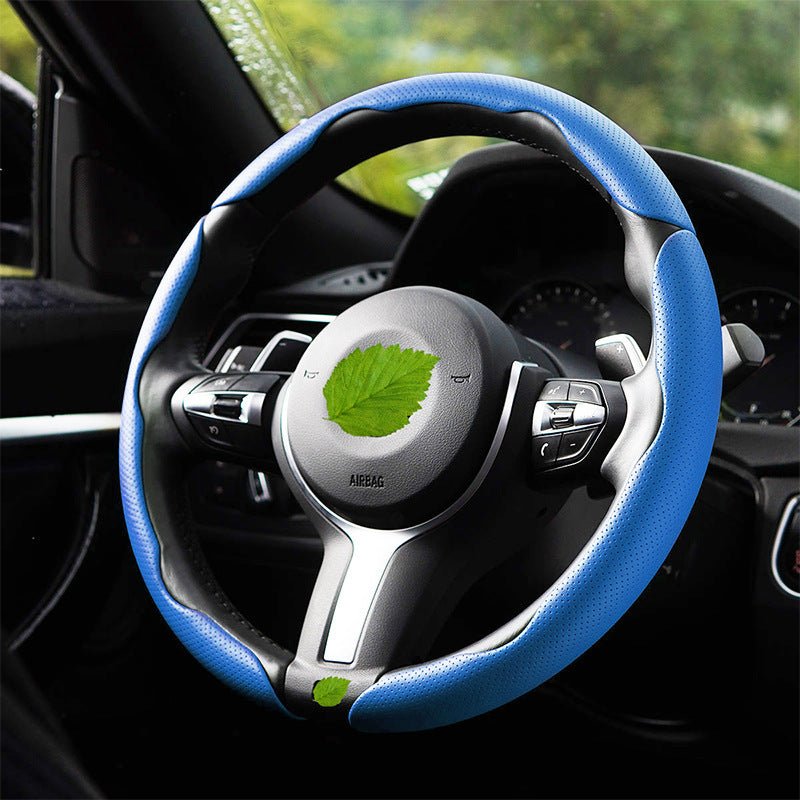 Nappa Leather Anti-Slip Universal Steering Wheel Cover - BoLanAutoAccessories