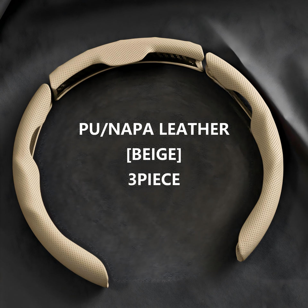 Premium 9D Nappa Leather Anti-Slip Universal Steering Wheel Cover - BoLanAutoAccessories