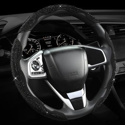 Premium Bling Rhinestone Anti-slip Universal Steering Wheel Cover - BoLanAutoAccessories