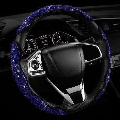 Premium Bling Rhinestone Anti-slip Universal Steering Wheel Cover - BoLanAutoAccessories