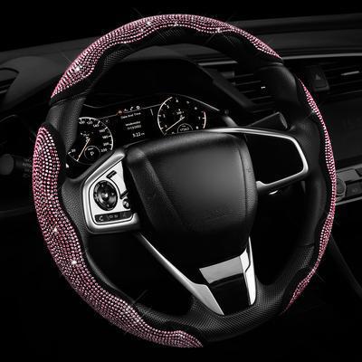 Premium Bling Rhinestone Anti-slip Universal Steering Wheel Cover - BoLanAutoAccessories