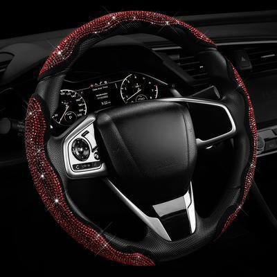 Premium Bling Rhinestone Anti-slip Universal Steering Wheel Cover - BoLanAutoAccessories