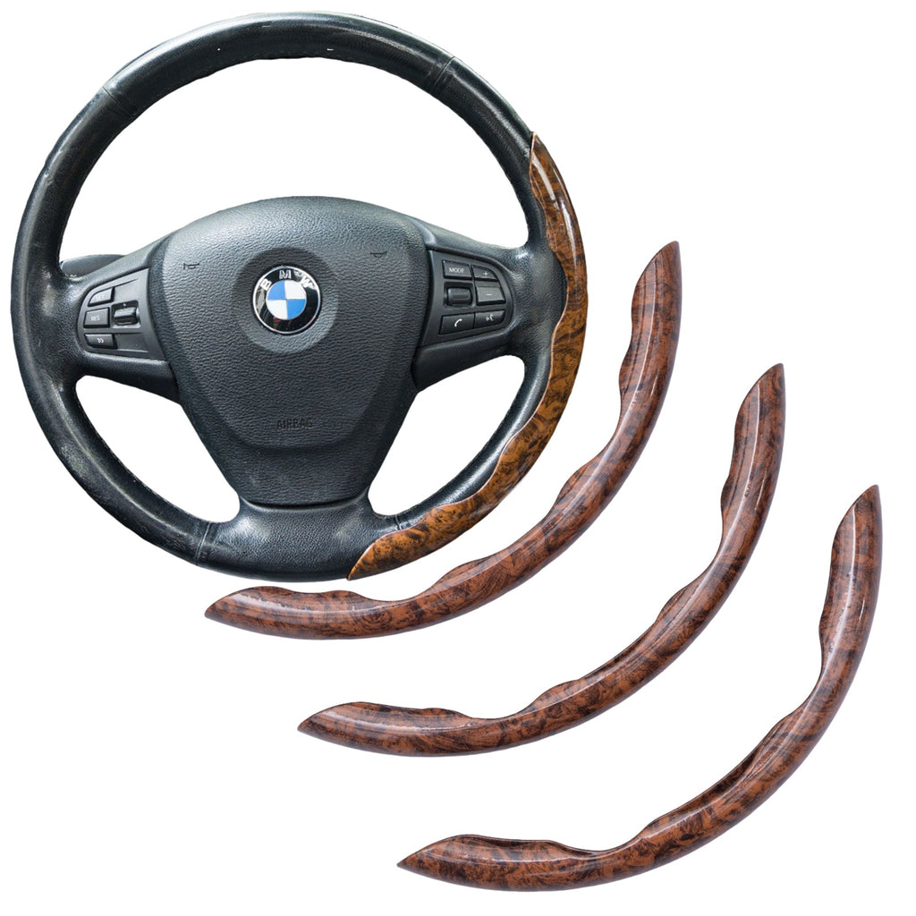 Universal Wood Grain Anti-Slip Car Steering Wheel Cover - BoLanAutoAccessories