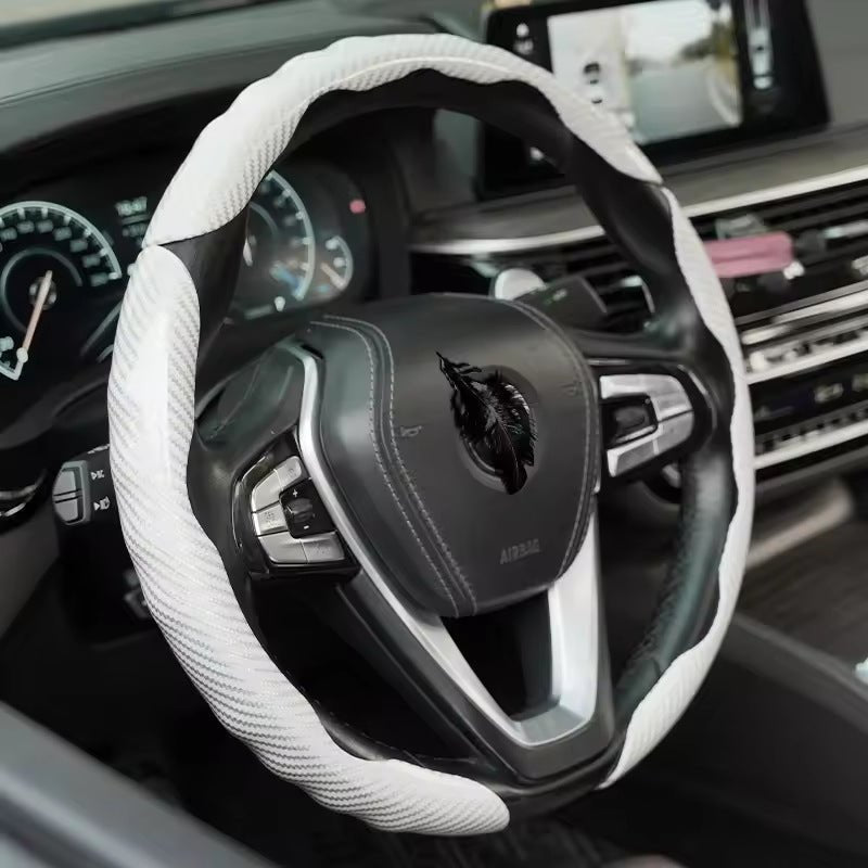 Wavy Grip Steering Wheel Cover Anti-slip Sport Protector - BoLanAutoAccessories