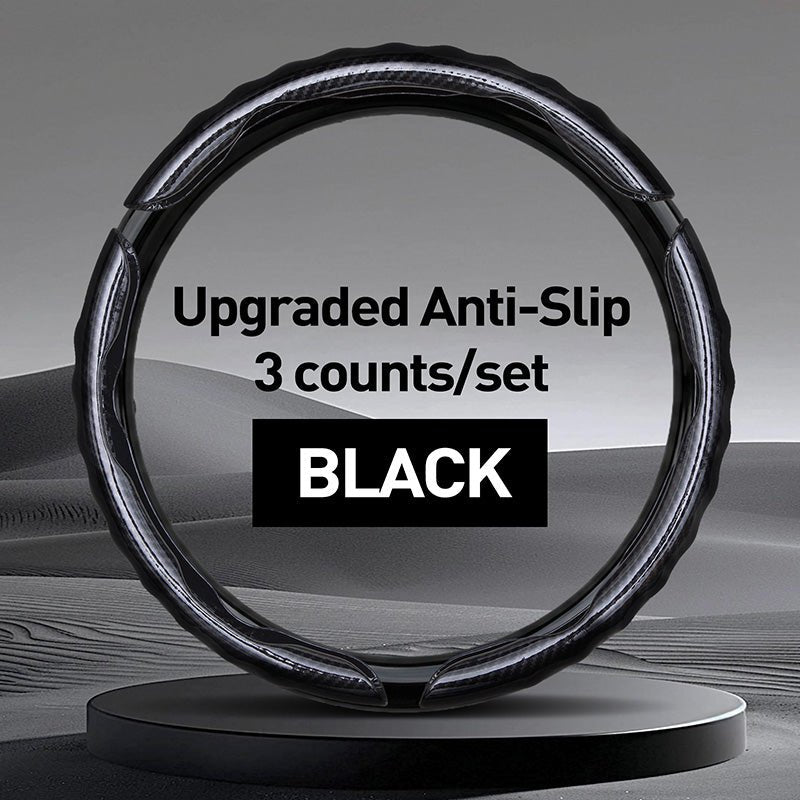 Wavy Grip Steering Wheel Cover Anti-slip Sport Protector - BoLanAutoAccessories